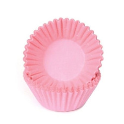 Rosa Petit Four formar, ca 100 st (Soft Pink)